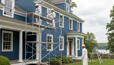 Professional painting service in Worcester, MA for interior and exterior home painting projects