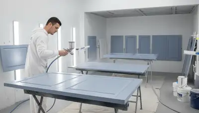 Cabinet painting service in Worcester, MA for durable, kitchen-ready finishes