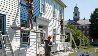 Painting contractors in Worcester, MA providing professional interior and exterior painting services