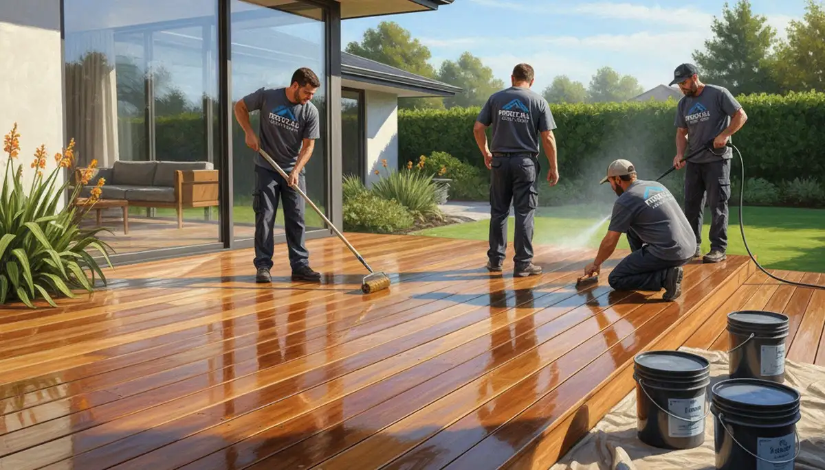 Professional deck sealing service in Worcester, MA to protect wood from weather damage