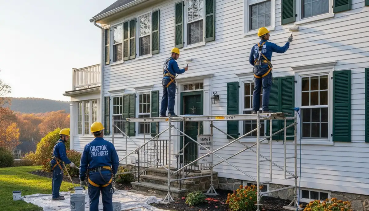 Professional painting contractor serving Worcester, MA for interior and exterior painting services