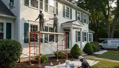 Painting company in Worcester, MA providing professional interior and exterior painting services