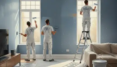 Interior house painting service in Worcester, MA for clean, durable walls and home protection