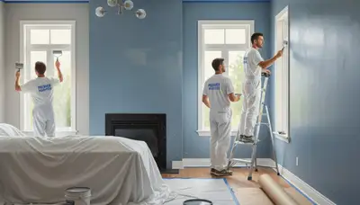 Worcester, MA interior house painting service refreshing walls for a clean, protected finish