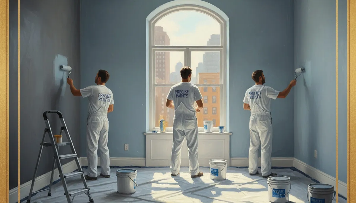 Interior house painting in Worcester, MA by Worcester Paint Pros for clean, protected walls