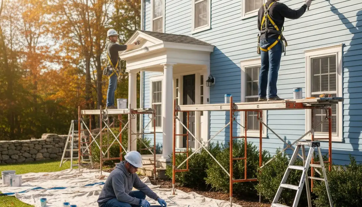Professional painting services in Worcester, MA for residential and commercial properties