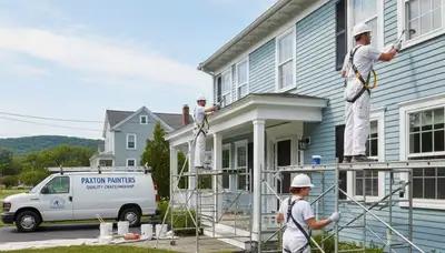 Painting contractor in Worcester, MA providing professional interior and exterior painting services