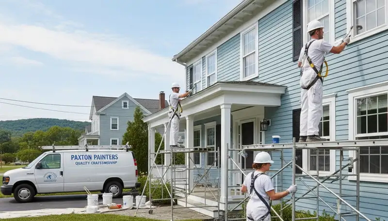 Painting contractor in Worcester, MA providing professional interior and exterior painting services