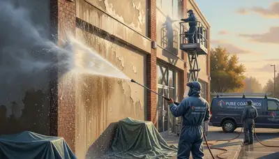 Pressure cleaning service in Worcester, MA for driveways, siding, decks, and walkways