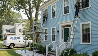 Professional painting service in Worcester, MA for residential and commercial properties