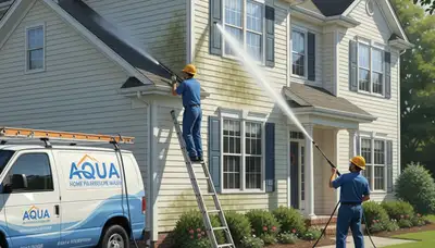 Vinyl siding pressure cleaning in Worcester, MA for mold, mildew, and exterior buildup removal