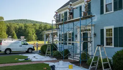 Painting contractor in Worcester, MA providing professional residential and commercial painting services