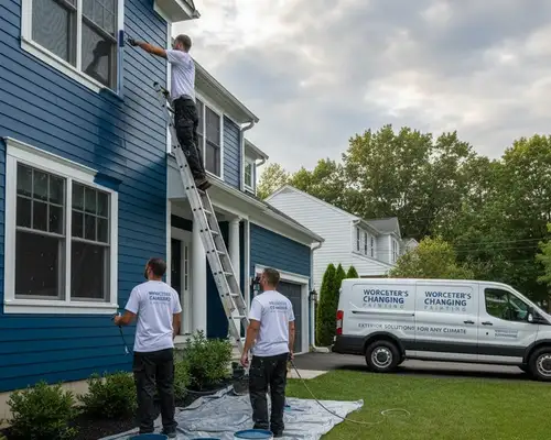 Exterior painting services in Worcester, MA for durable protection against changing weather